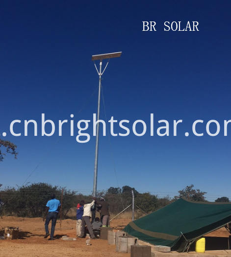Lampione solare tutto in uno da 80W 80W All In One Solar Street Light